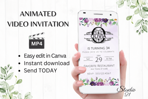 Birthday Invitation (Monogram Letter O): Elevate Your Celebration Style