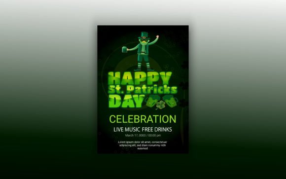 Celebrate with Style: Unveiling the Happy Saint Patrick's Day Template Design