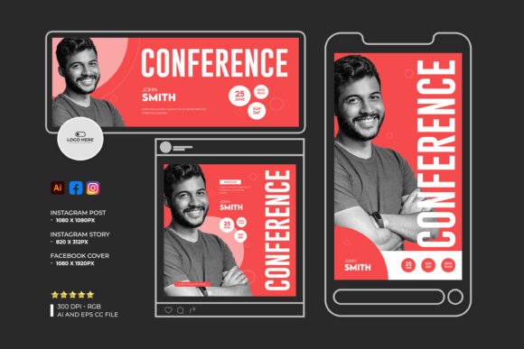 Crafting a Professional Visual Identity: Conference Banner Template Design