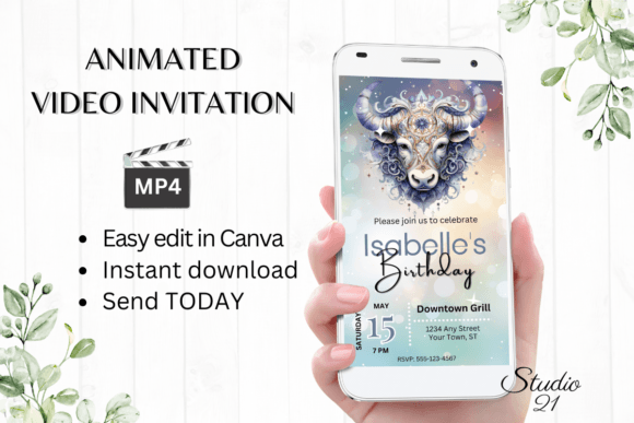 Creating Stellar Digital Invites with a Zodiac Birthday Invitation Template