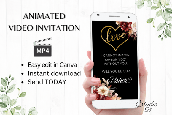 Fall Usher Proposal W3151U: A Digital Invitation Template Review