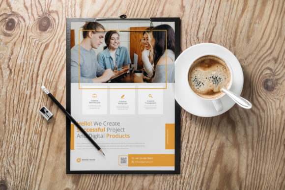 Minimal Business Flyer Template: Clean Promotion for Modern Brands