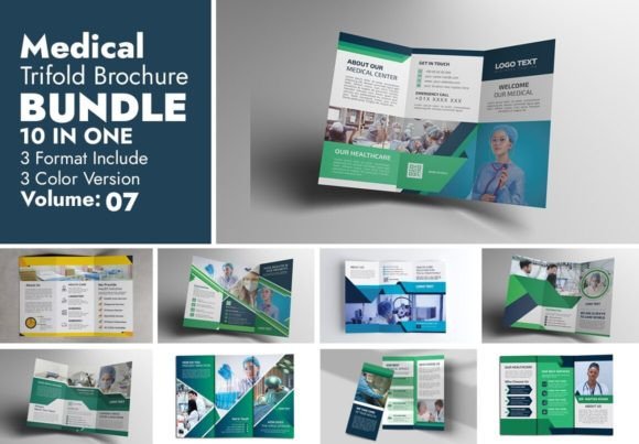 Modern Medical Trifold Brochure: A Designer's Guide to Professional Impact