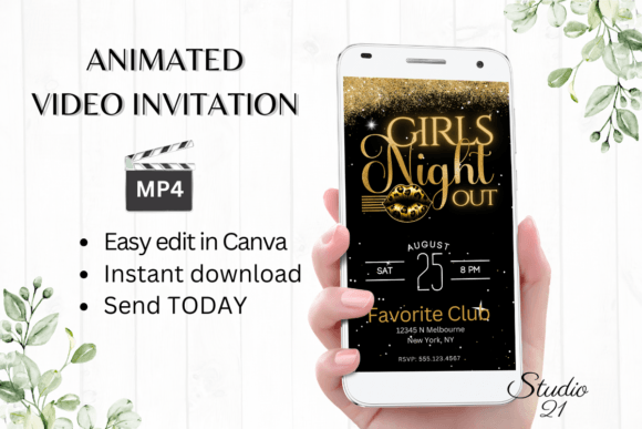 Modernize Your Social Planning: The Electronic Girls Night Out Invite
