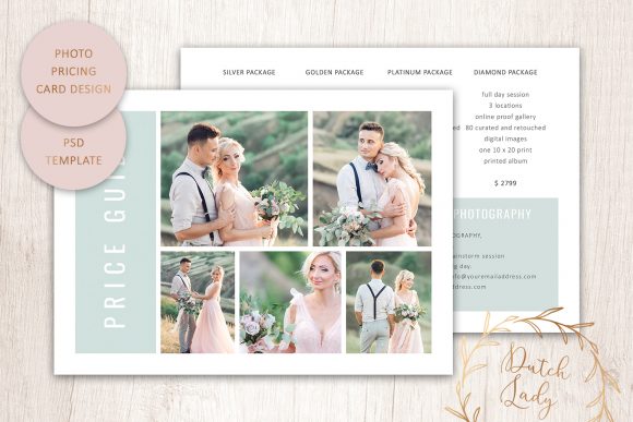 PSD Photo Price Card Template #23: A Designer's Toolkit