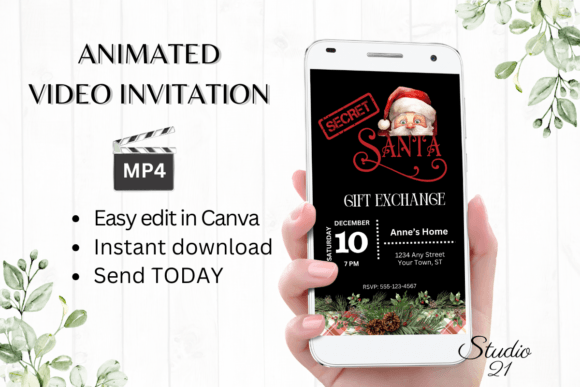Secret Santa Party Invitation: Effortless Holiday Hosting