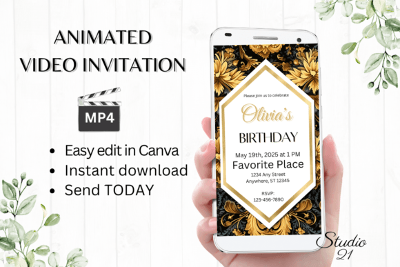 Smartphone Birthday Invite: Your Animated Digital Evite Solution