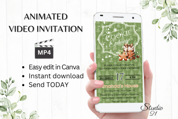 Streamline Your Holiday Hosting with a Digital Cookie Exchange Invite